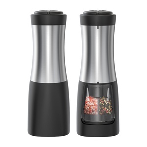 KLT Stainless Steel Custom <b>Pepper</b> <b>Grinder</b> 2 in 1 Rechargeable Electric <b>Pepper</b> Mill Electric Salt And <b>Pepper</b> <b>Grinder</b> - Product Image 4