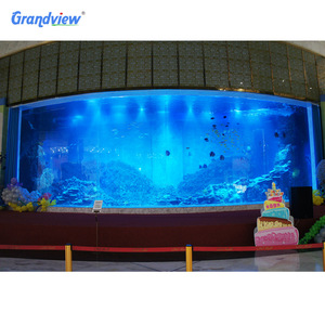 Grandview 고객 크기 홈 장식 아크릴 수족관 연못 창, 물고기 탱크 배경 - Product Image 4