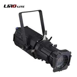 Lumière de scène à zoom dmx 200w, éclairage de scène à led avec profil leko oval, fresnel