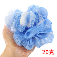 Éponge de bain exfoliante en viscose en forme de fleur pour le corps et le dos