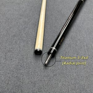 Taco de Billar CUE-X HQ-1 de Alta Calidad Hecho a <span class=keywords><strong>Mano</strong></span> con Junta Radial, Empuñadura de Ébano y Punta de 12.5mm para Torneos y Clubes - Product Image 4