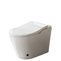 Nouveau design CUPC Intelligent cuvette de toilette pied capteur automatique chasse électronique toilette intelligente
