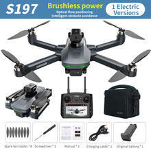 S197 Professional Foldable Drone Kit 4.5 Inch 4K Hd Screen FPV Flight Controller GPS Brushless Motor Plastic Full Set - Product Image 6