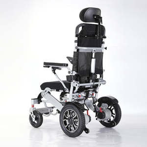 電動折りたたみ車椅子アルミ合金電動モーター階段昇降車椅子 - Product Image 3