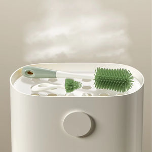 Bachoo 4-en-1 Kit de brosse à bouteille en silicone nettoyeur de mamelon et de paille Logo personnalisable nettoyeur de bouteille d'eau multi-usage - Product Image 1