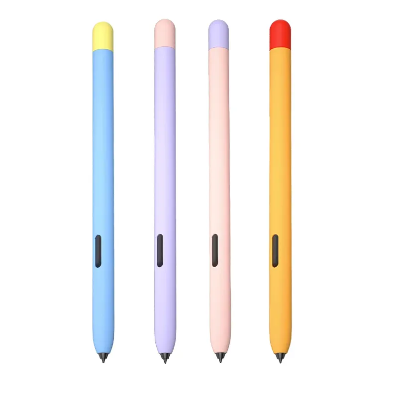 Funda de silicona suave para Samsung Galaxy Tab S9/S8/S7 S6 Lite S Pen Pro Tablet Stylus pantalla táctil lápiz funda bolígrafos soporte de agarre