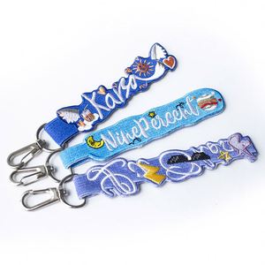 Étiquette de bagage personnalisée de haute qualité avec broderie personnalisée, porte-clés, logo personnalisé - Product Image 4