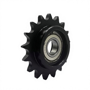Pignon de chaîne à rouleaux galvanisé en acier 45, 13 dents, norme ANSI, alésage de 10 mm, diamètre extérieur de 50 mm, noir - Product Image 3