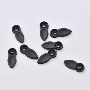 <b>Black</b> Plastic Backing Panel 18x8mm Chinese Style Melon Seed Shape for Photo <b>Frames</b> Durable Equipment Board Pressing Panel - Product Image 1