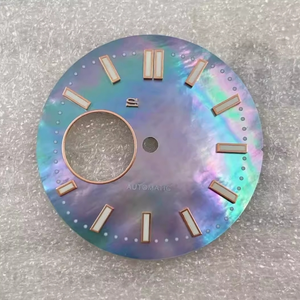 ステンレス鋼時計部品30.5mm NH38防水ムーブメントグリーン発光星空ダイヤル防水NH38ムーブメント - Product Image 5