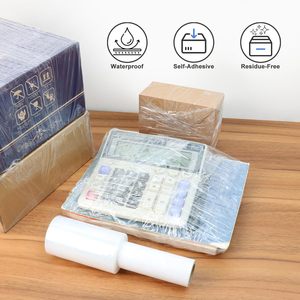 High Gloss Reinforced Blow Molding Grade Shrink <b>Wrap</b> Rolls Handle Lightweight <b>Plastic</b> for Filling Application Moving Waste-Free - Product Image 6