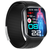 Montre connectée ERON TK67 nouvelle génération avec surveillance de la pression artérielle, appels Bluetooth, moniteur de fréquence cardiaque et SpO2 pour hommes et femmes