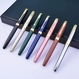 2022 New High Quality Luxury Roller Pen Promotional Gift Business Pen With Custom Logo Metal Gel Pen Executive