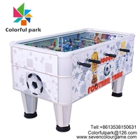Machine de jeu d'arcade de football de table, de football en salle et de hockey sur air