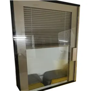Shanghai Tempered Coated Double Glazing Insulated Glass with Blinds Inside for Window