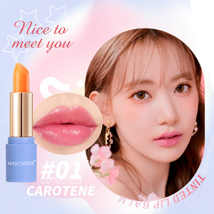 Bálsamo <span class=keywords><strong>Labial</strong></span> <span class=keywords><strong>con</strong></span> <span class=keywords><strong>Color</strong></span> y Caroteno, Humectante, Cambia de <span class=keywords><strong>Color</strong></span>, Larga Duración, Cuidado <span class=keywords><strong>Labial</strong></span> Hidratante para Mujeres - Product Image 4
