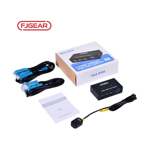 Bộ Chuyển Đổi <span class=keywords><strong>2X1</strong></span> <span class=keywords><strong>VGA</strong></span> USB KVM Với USB 2.0 Và Điều Khiển Máy Tính Để Bàn Cho 2 Máy Tính Để Điều Khiển Bàn Phím Chuột U Màn Hình Đĩa - Product Image 6