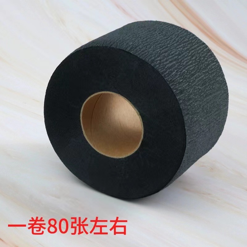 Papier foulard noir (un petit rouleau)