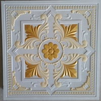 Panneaux GFRG colorés, dalles de plafond en plâtre, panneaux de plafond en plâtre GRG, plafond élégant et économique