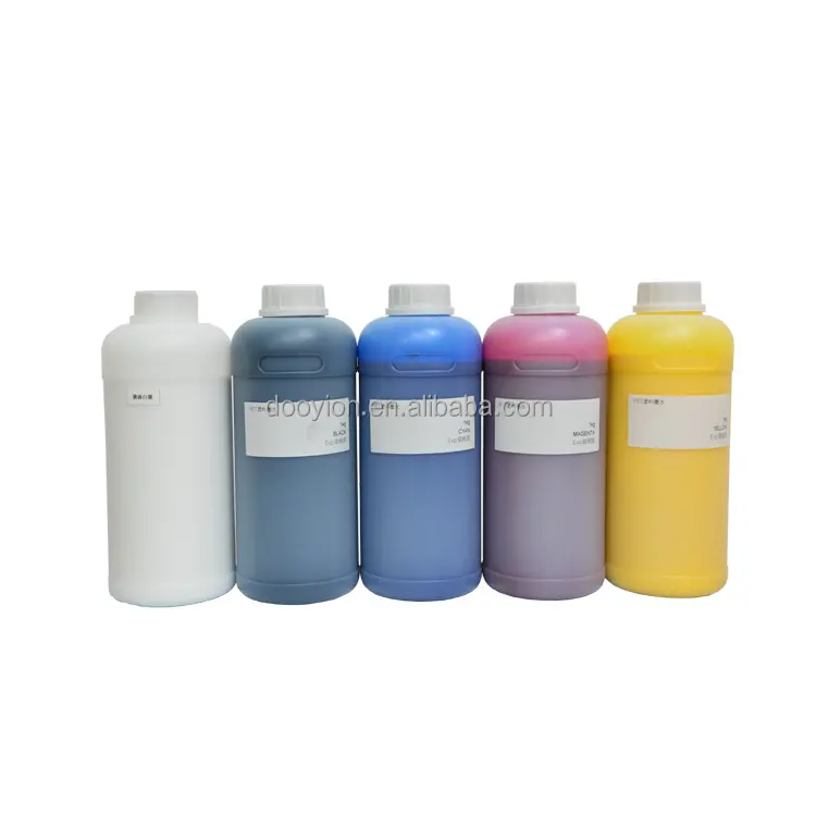 Dooyion 1L pigment dtf serbatoi di inchiostro bianco e agitatore inchiostro uv premium dtf per testine di stampa epson i3200 XP600 F1080 DX5 4720 i3200