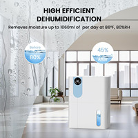 Déshumidificateur d'air électrique miniature le plus populaire, portable avec réservoir d'eau amovible, nouveau design pour la déshumidification de l'air