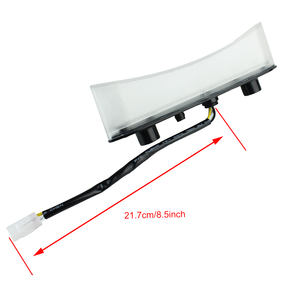 Conjunto de luz trasera y freno LED para <span class=keywords><strong>Yamaha</strong></span> Raptor 700 FZ450R YFZ450X YFZ 450R lente transparente 12V nueva condición - Product Image 3