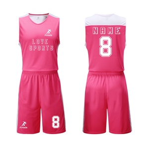 Unisex yetişkin ve çocuk basketbol giyim yeni stok tasarım hızlı kurutma ve nefes baskılı süblimasyon basketbol kıyafeti - Product Image 2