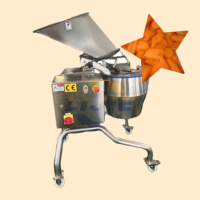 Machine de découpe centrifuge automatique à haute efficacité en acier inoxydable 304 pour les chips de légumes racineux, capacité de 1000 kg/h