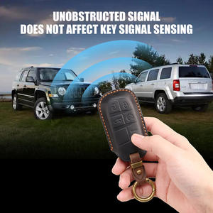 Nueva Funda para Llaves Vintage, Apta para Jeep Compass Commander, Bolsa para Llaves de Cuero Genuino Hecha a Mano por Noki - Product Image 4