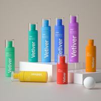 Flacons pulvérisateurs de luxe en plastique PET 100 ml avec logo personnalisé pour toner visage, cosmétiques, et brume fine corporelle rechargeable
