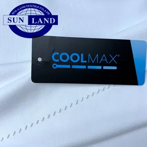 Sợi Coolmax 50% Thấm Hút Ẩm Vải Khóa Liên Động Polyester 50%