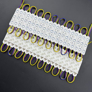 IP65 moduli <span class=keywords><strong>Led</strong></span> DC12V 24V 75*15MM 0.72 w/pz 3LED SMD 5050 RGB modulo di iniezione luce a <span class=keywords><strong>Led</strong></span> per cartellone a <span class=keywords><strong>Led</strong></span> - Product Image 3