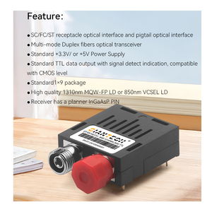 Transceptor GIANTECH 1x9 Estilo Paquete 84M, Conector de Fibra Óptica Multimodo Dual, Rango Industrial -40°C a 85°C, Alta Inmunidad - Product Image 3