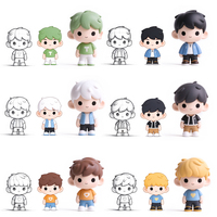 Figurines personnalisées en PVC, poupées en plastique, jouets de collection à l'effigie de personnages IP d'entreprise, conception OEM ODM directe d'usine