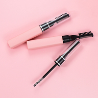Gel fixateur transparent 2-en-1 pour sourcils, crème à sourcils longue tenue, marque privée, logo personnalisé, maquillage végétalien, vente en gros