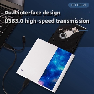 USB 3.0 xách tay quang Blu-ray Player Writer DVD Rom RW hỗ trợ HD TV phát lại trên máy tính để bàn máy tính xách tay hoặc TV - Product Image 6