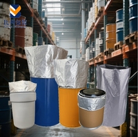 Emballage chimique de haute qualité avec doublure en aluminium au fond, sac pour doublure de fût en fer robuste, résistant à l'humidité, recyclable