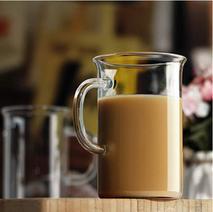 Bán Buôn Hot <span class=keywords><strong>Letter</strong></span> Cold Uống Cup Với Rơm Và Nắp Công Suất Lớn Thủy Tinh Tùy Chỉnh Cốc Cà Phê Sữa Mugs Với Xử Lý - Product Image 3