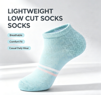 Chaussettes courtes pour femmes, respirantes, fines, tricotées, confortables, polyvalentes, pour l'été, vente en gros