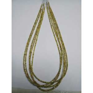 Perles de Diamant Brut Naturel Jaune Non Taillé en Éclats, Pierres Précieuses de 3mm-5mm, Fil de 20 Carats pour la Fabrication de Bijoux, Prix de Gros - Product Image 6