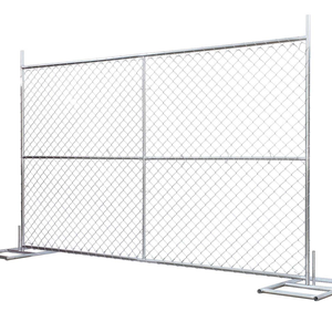 Panneaux de clôture temporaire en treillis galvanisé de 6 pi x 12 pi, clôture de sécurité portable pour chantier de construction pour le marché du Canada et des États-Unis - Product Image 1