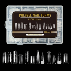 Lot de 288 <span class=keywords><strong>faux</strong></span> <span class=keywords><strong>ongles</strong></span> en silicone souple pour extension rapide de <span class=keywords><strong>gel</strong></span>, modèles français, en gros - Product Image 6