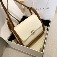 Sac à Bandoulière Femme de Luxe en Cuir PU Brodé Uni, Sacs à Main de Marque Renommée