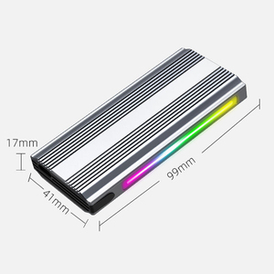 Новый корпус M.<span class=keywords><strong>2</strong></span> алюминиевый корпус M2 SSD USB Type-C 3,1 твердотельный механический жесткий диск для WD NVME NGFF - Product Image 6