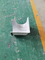 Caniveau de drainage en béton de résine en forme de U, gouttière de pluie, fossé de drainage en béton polymère, fossé de drainage avec couvercle en fibre de verre