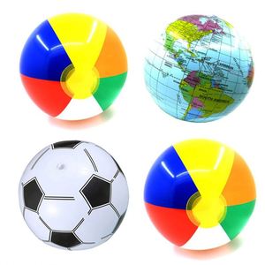 Ballons de plage gonflables - Couleurs arc-en-ciel classiques, cadeaux de fête pour piscine d'été et jouets aquatiques pour adultes et enfants - Product Image 2