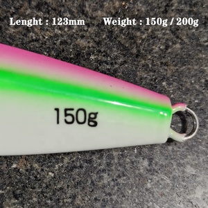 HOWELL 150g 200g leurres de pêche à chute lente matériel de plomb <span class=keywords><strong>leurre</strong></span> de jigging vertical appât dur artificiel Canne Da Pesca - Product Image 4