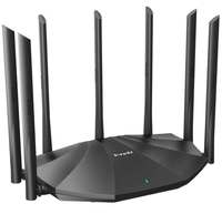 Routeur WiFi Gigabit double bande Xinsuhang Tenda AC23 AC2100 4x4 MU-MIMO avec antenne 6dBi pour réseau sans fil domestique, bureau et FTTH