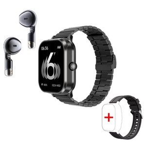 Reloj Inteligente D <span class=keywords><strong>8</strong></span> <span class=keywords><strong>PRO</strong></span> 2 en 1 con Auriculares TWS, Llamadas Bluetooth, NFC, Monitor de Frecuencia Cardíaca, Presión Arterial, Monitor de Salud, Música - Product Image 4
