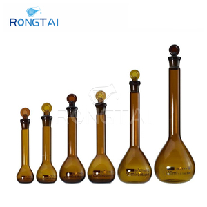 Produsen barang pecah belah laboratorium RONGTAI Kelas <span class=keywords><strong>B</strong></span> Tiongkok 250 ML labu kerucut kaca volumetrik - Product Image 3